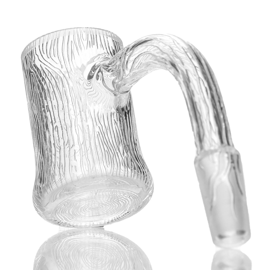 Evan Shore x Chad G 24mm Flat Top Banger 10mm Male 90deg — collab flat-top banger shown from alternate angle