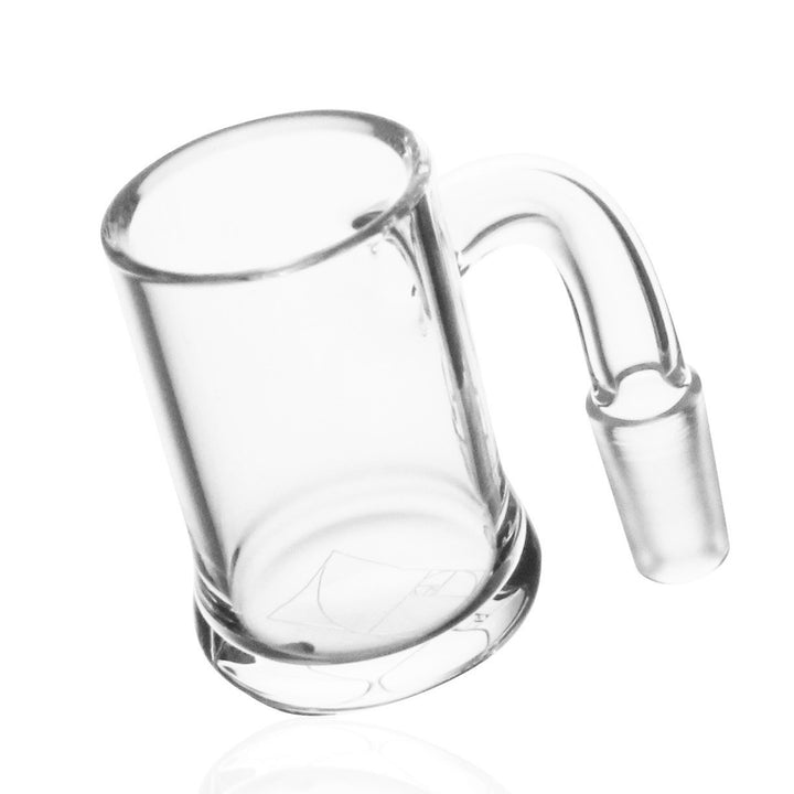 Evan Shore Flat Top XL quartz banger — 24mm male joint, 10mm, 90-degree angle for dab rigs