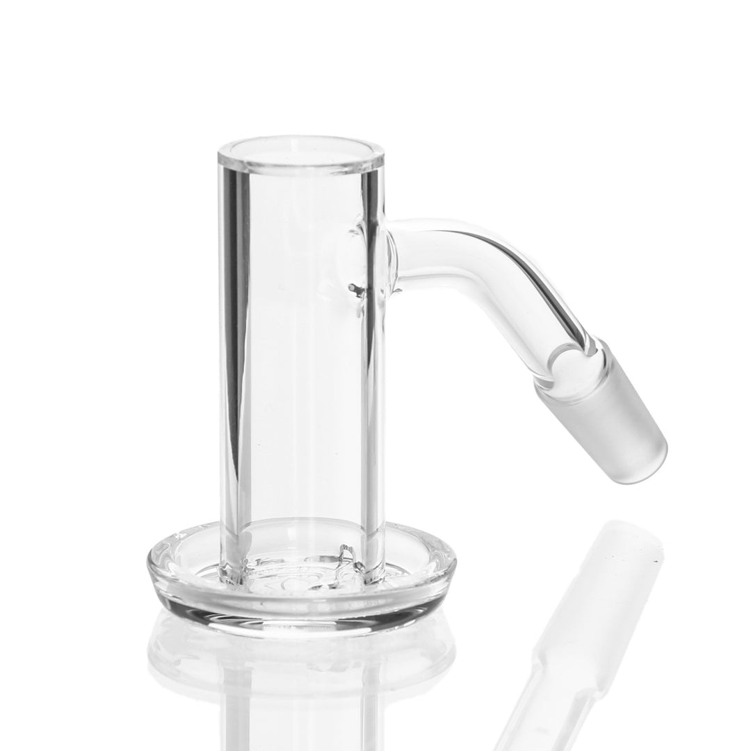 Evan Shore Slurpee 10mm Male 45deg — American-made quartz terp slurper banger for dab rigs, hero shot