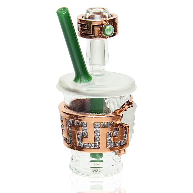 Evol x Kuhns Versace Cup Bubbler side view
