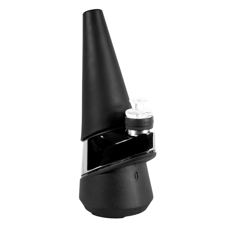 Eyce Silicone Peak Attachment — Black silicone bubbler base for Puffco Peak