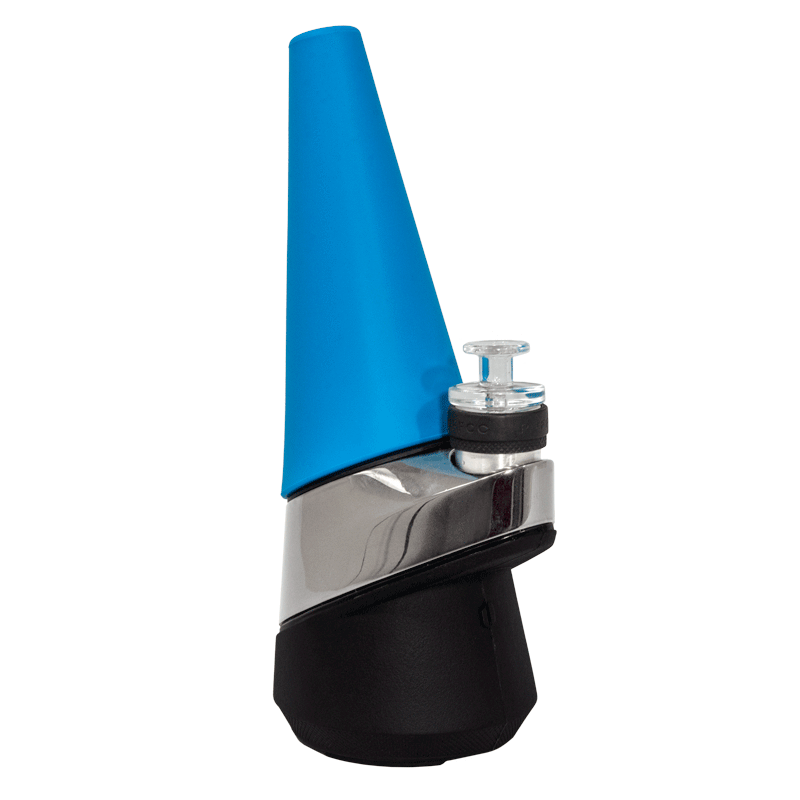 Eyce Silicone Peak Attachment — Glacier Blue silicone bubbler base for Puffco Peak