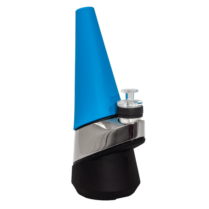 Eyce Silicone Peak Attachment — Glacier Blue silicone bubbler base for Puffco Peak