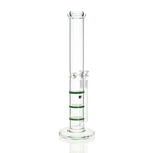 16" Straight Triple Honeycomb Stemless Tube - Green