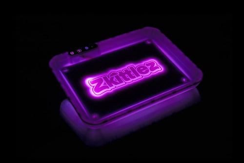 Glow Tray x Zkittlez Rolling Tray - Purple