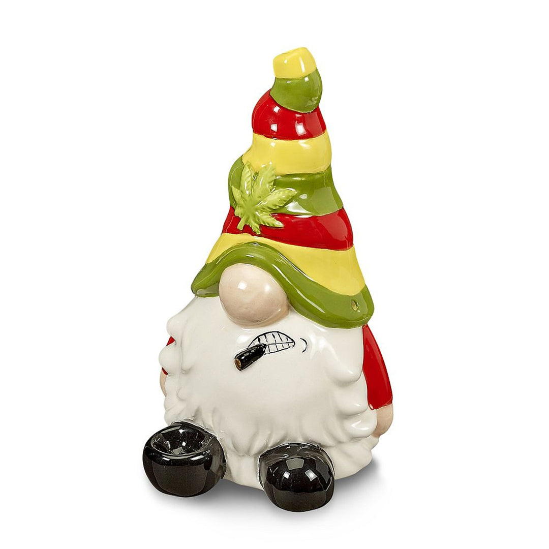 Fashioncraft Gnome Pipe — sculpted novelty hand pipe shaped like a garden gnome