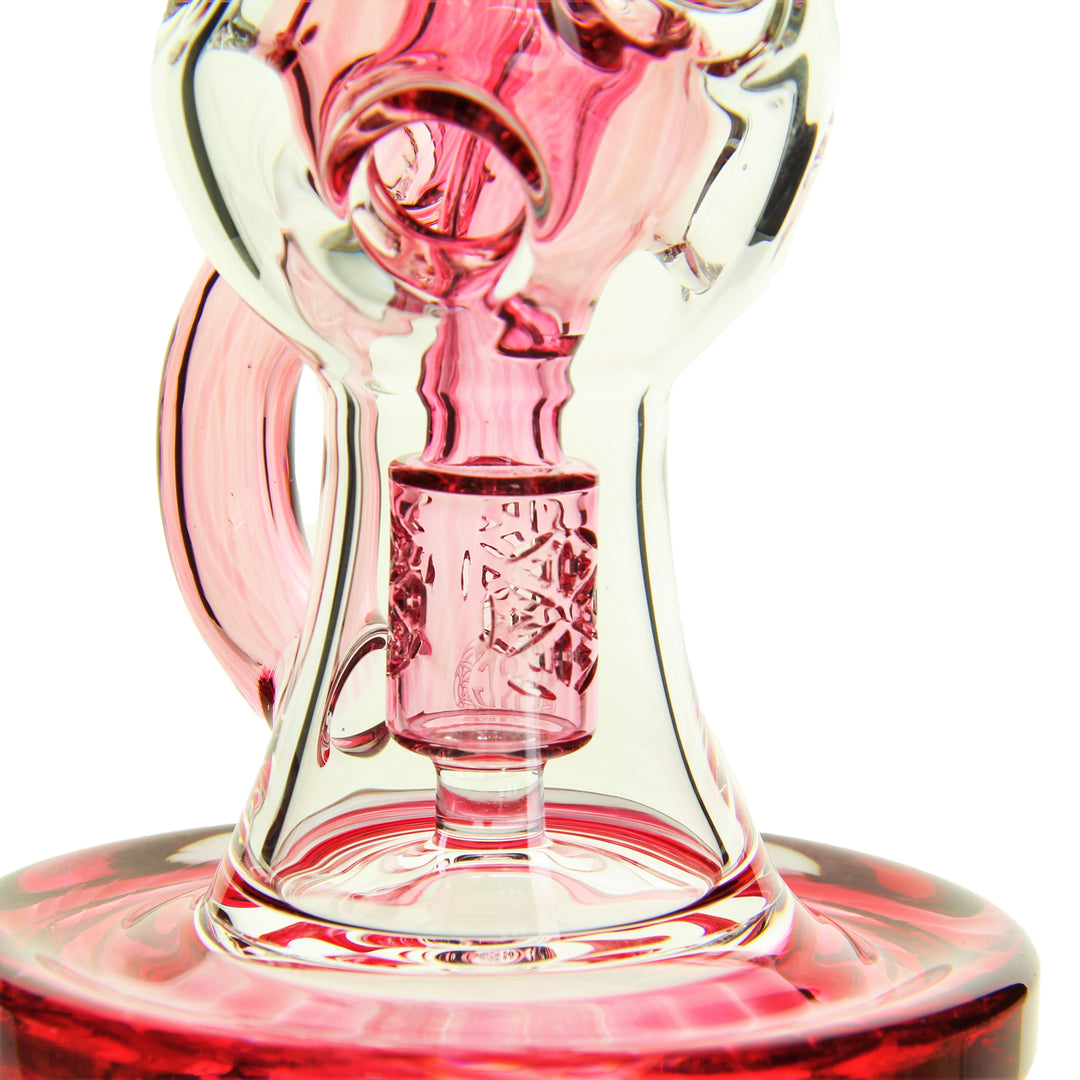 Fat Boy Glass FTK Karmaline — FTK heady dab rig, chamber and perc detail