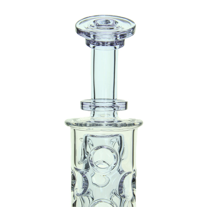 Fat Boy Glass Tall Straight Fab Gemini — tall straight fab dab rig, side profile