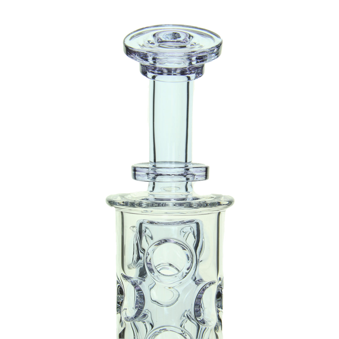 Fat Boy Glass Tall Straight Fab Gemini — tall straight fab dab rig, side profile