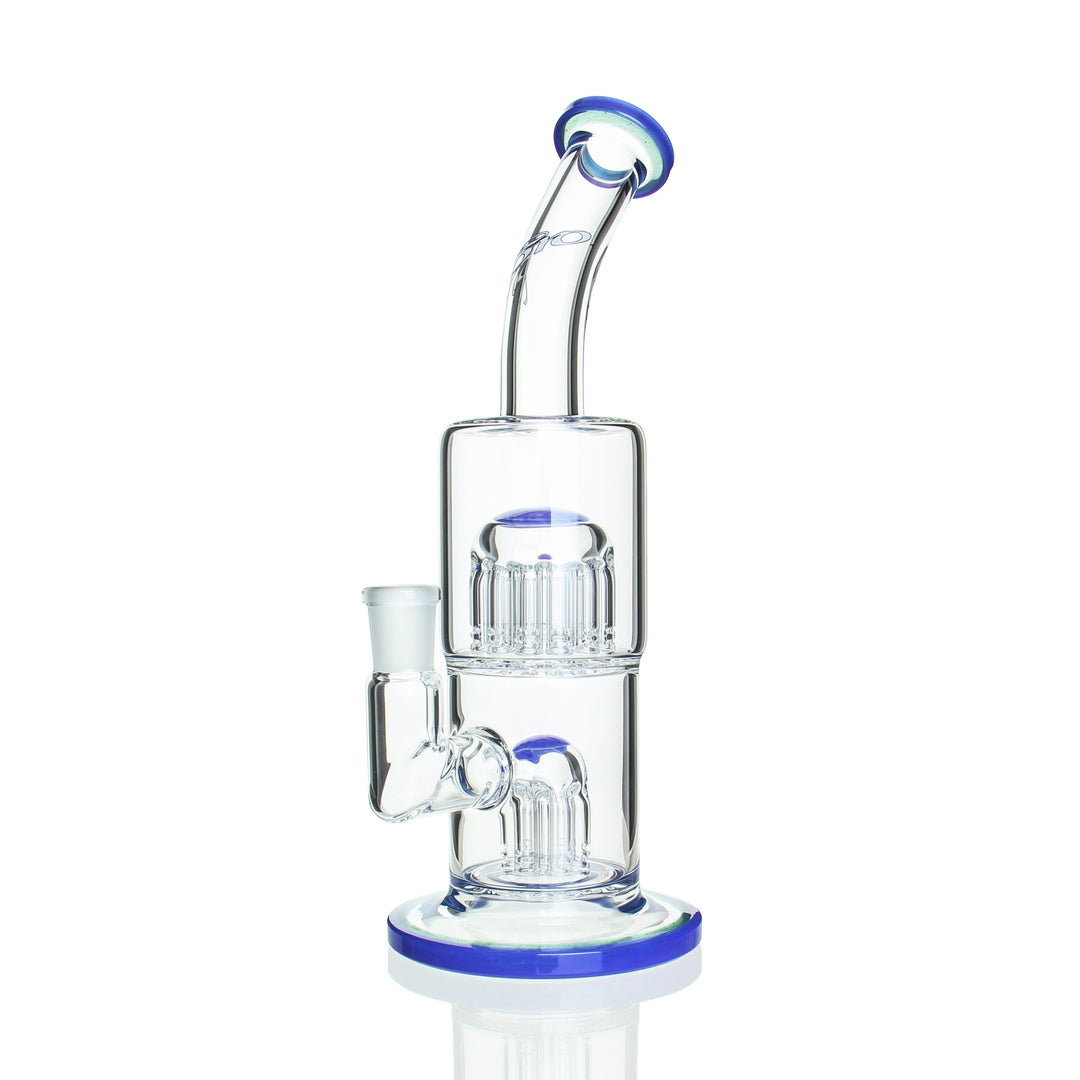 Toro Glass - Double Micro - 7 Shrub/13 Contrax - Blue