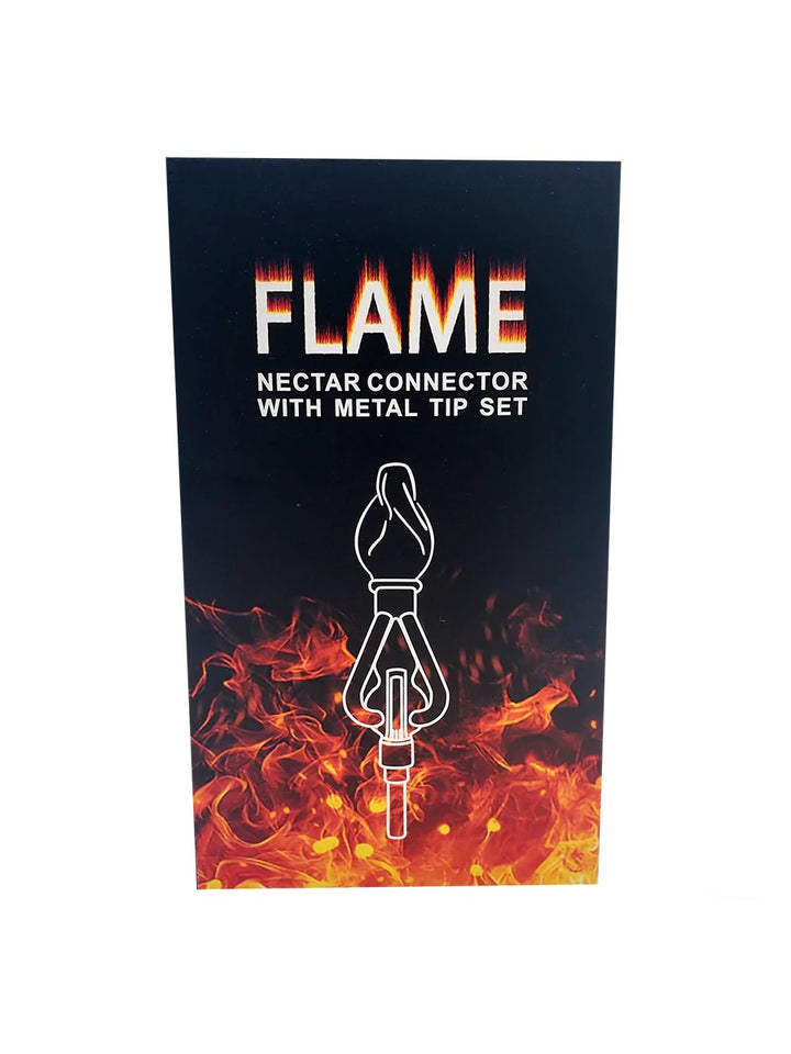 Flame Nectar Collector Kit with Metal Tip — kit contents detail