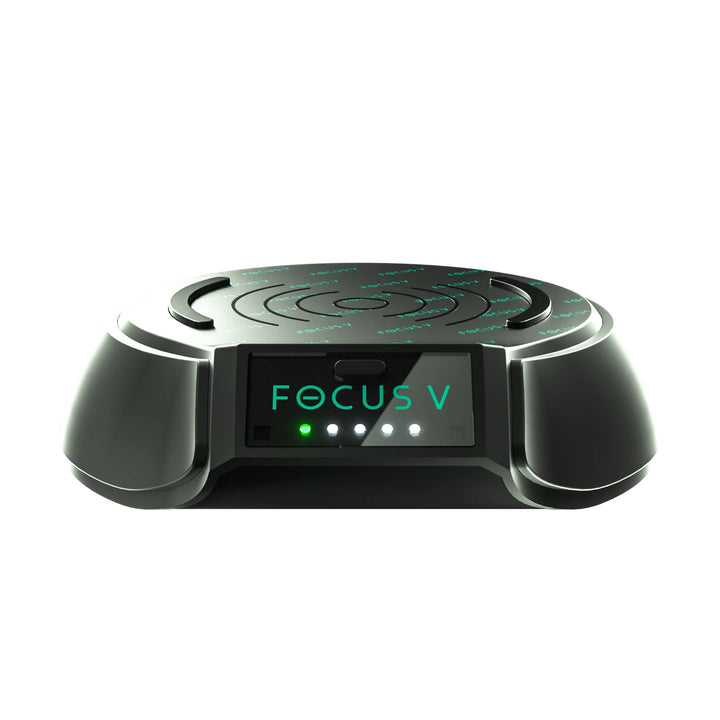 Focus V Carta 2 Power Bank and Wireless Charger — portable charging dock for the Carta 2 smart e-rig, hero shot