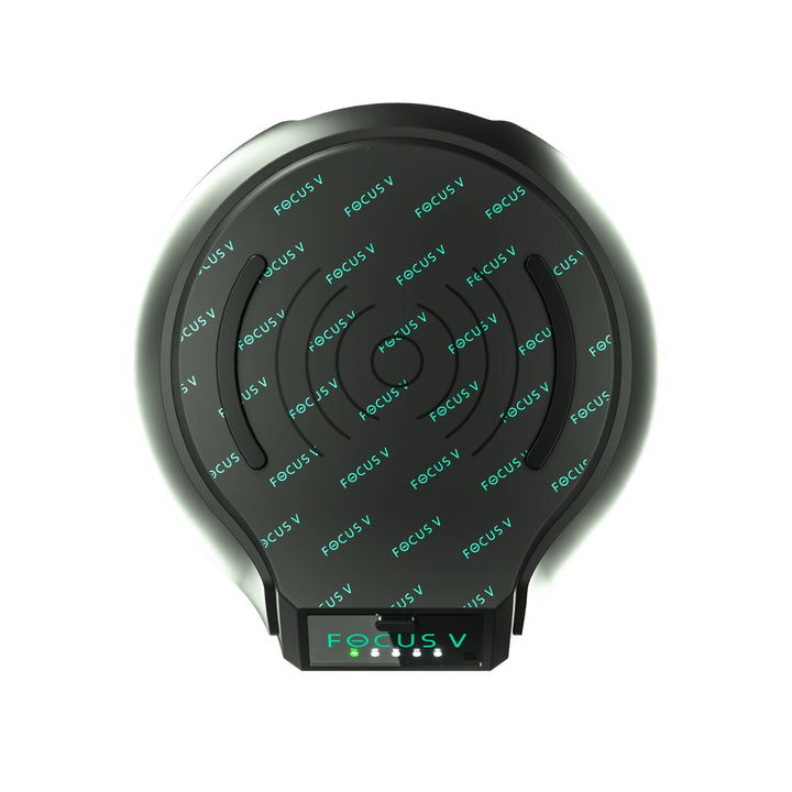 Focus V Carta 2 Power Bank and Wireless Charger — charging dock alternate angle