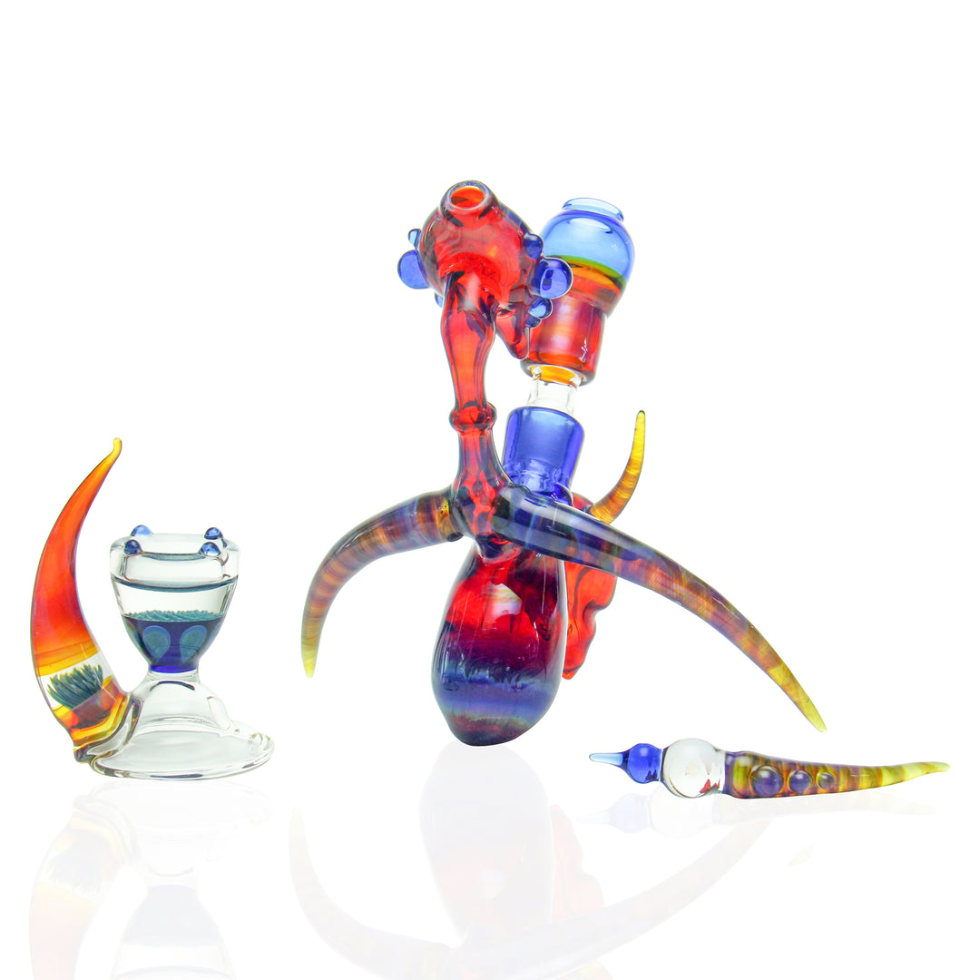 Ginger Ela Amber Purple Rig Set side view
