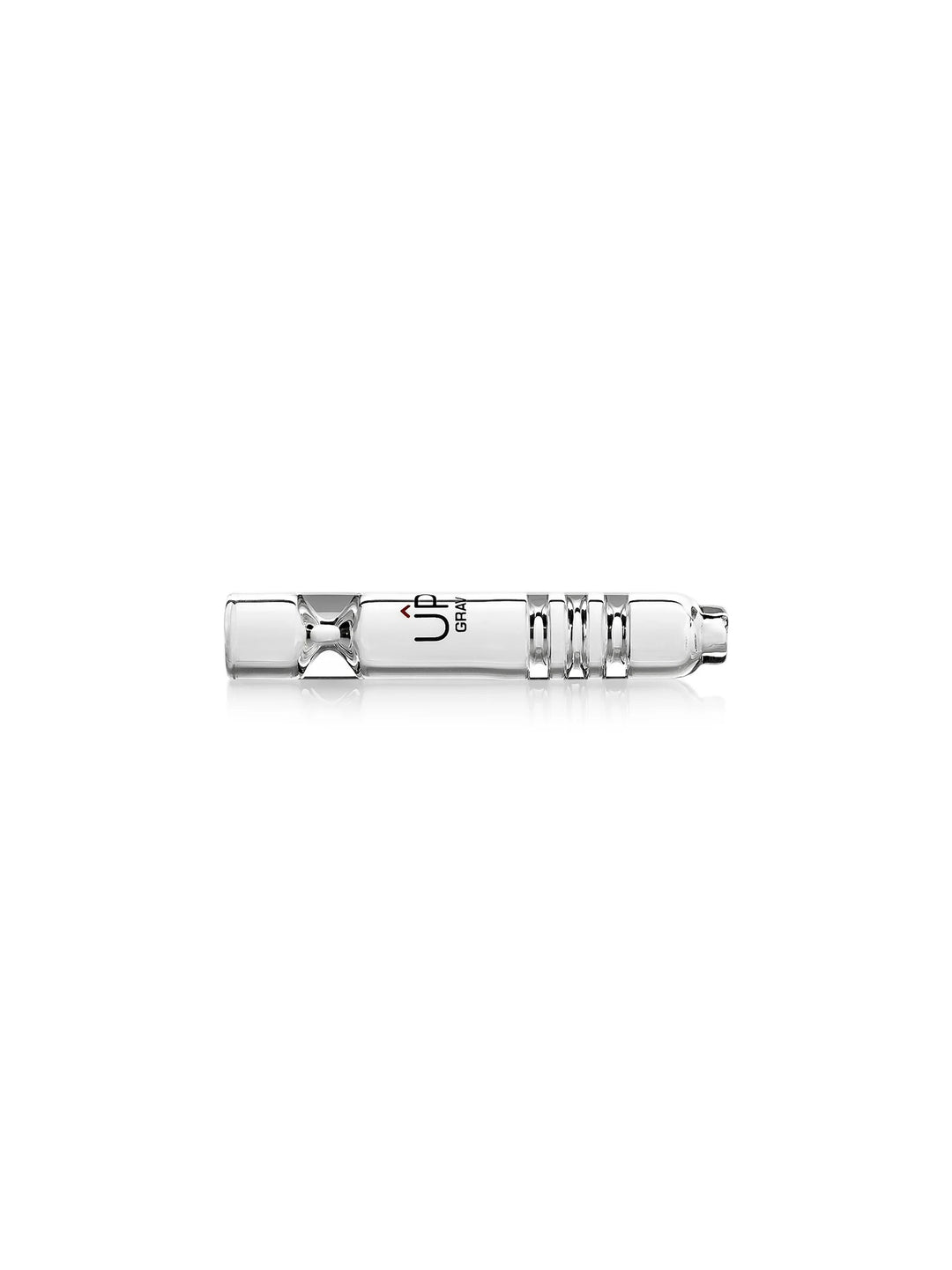 GRAV 3in Upline Taster — ribbed Upline series glass taster chillum