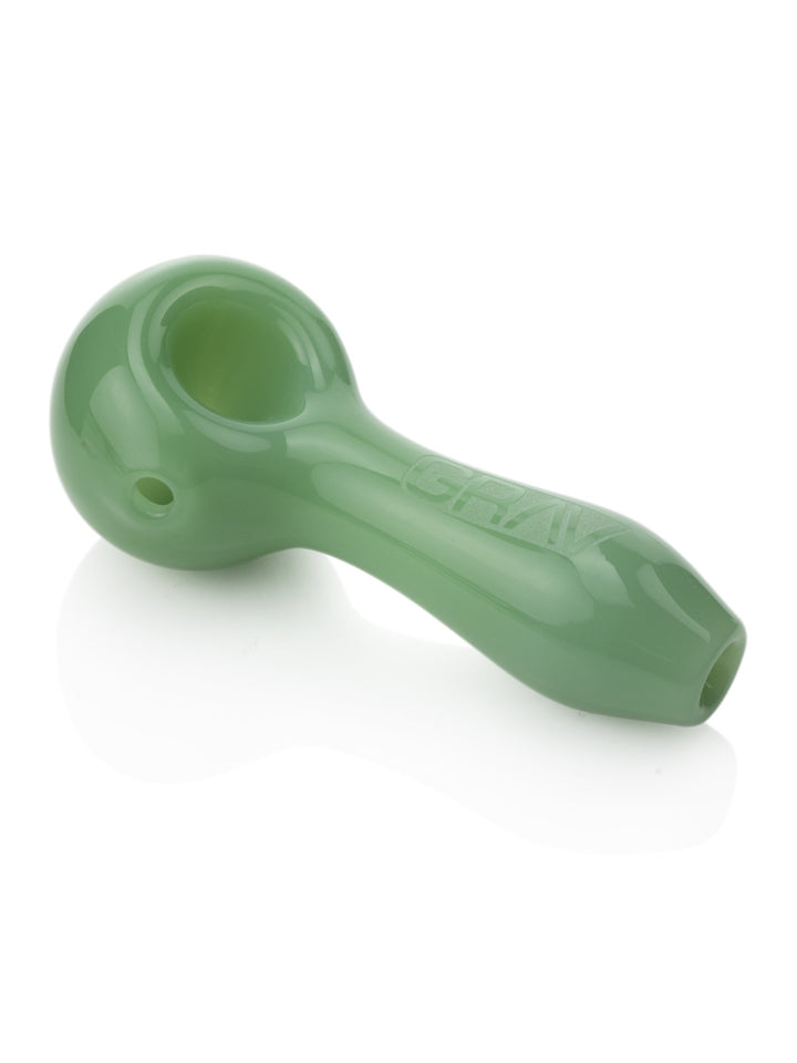 GRAV Classic Spoon 4 inch Mint Green borosilicate spoon pipe
