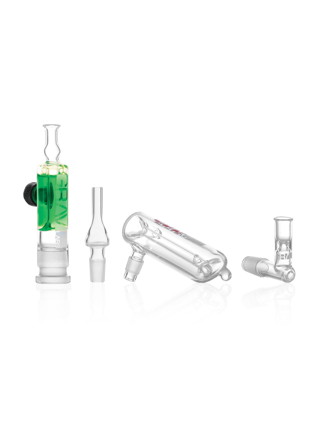 Grav Glycerin Chiller Multi Kit — green freezable glycerin coil pipe kit for cooler hits
