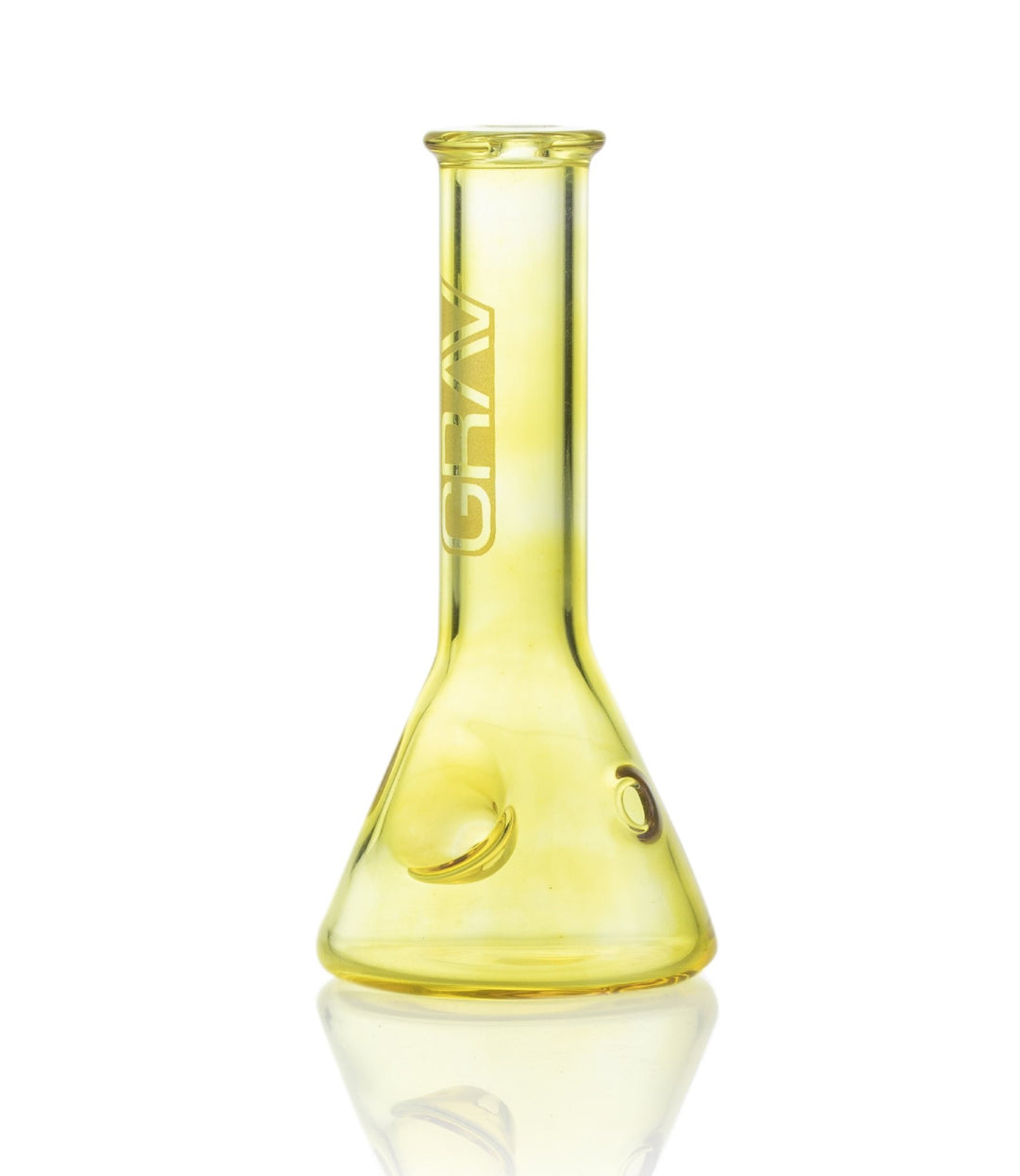 Grav Labs Beaker Spoon — color-changing fumed glass spoon pipe with beaker bowl