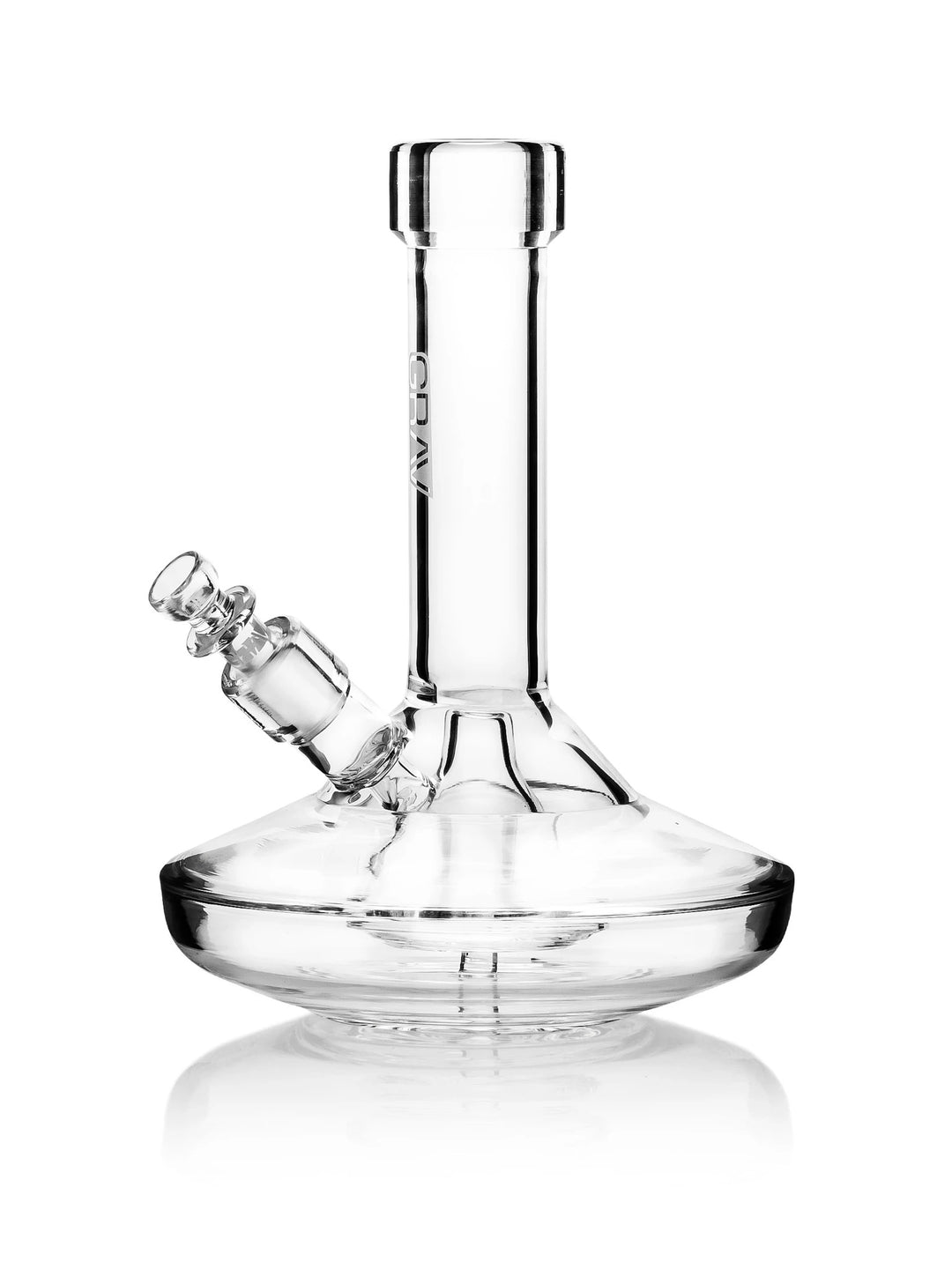 GRAV Small Wide Base Water Pipe — small wide-base glass water pipe
