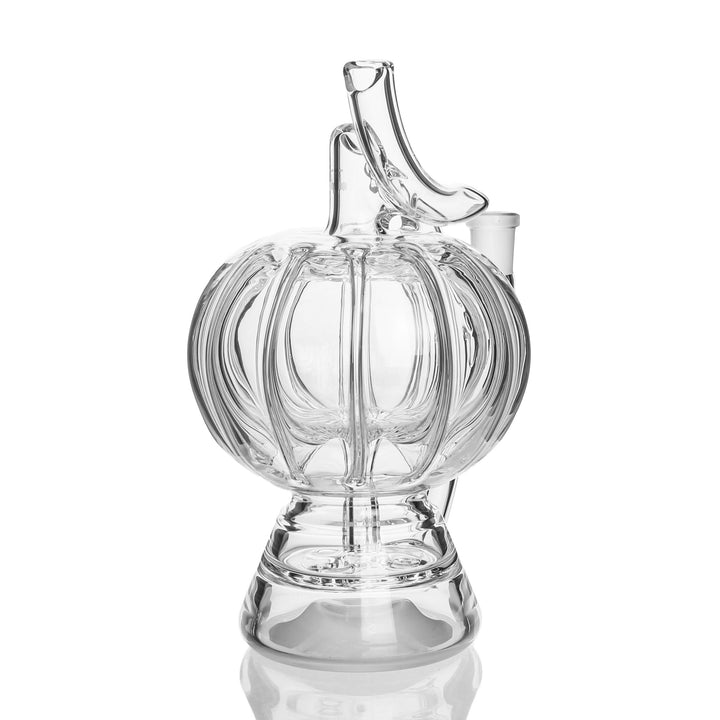 Hamm's Waterworks Aqueduct Round Recycler Bong — round Aqueduct recycler shown from alternate angle