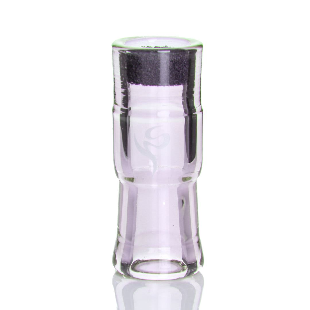 Health Stone 14mm Female Slide Purple — glass slide with built-in vapor stone, purple