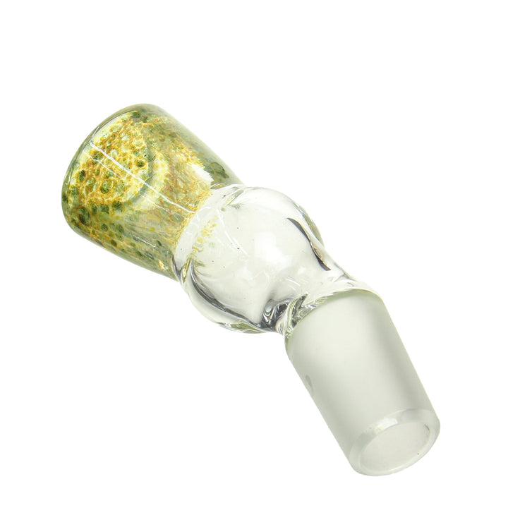 Health Stone 18mm Slide Green Frit — alternate angle of the slide