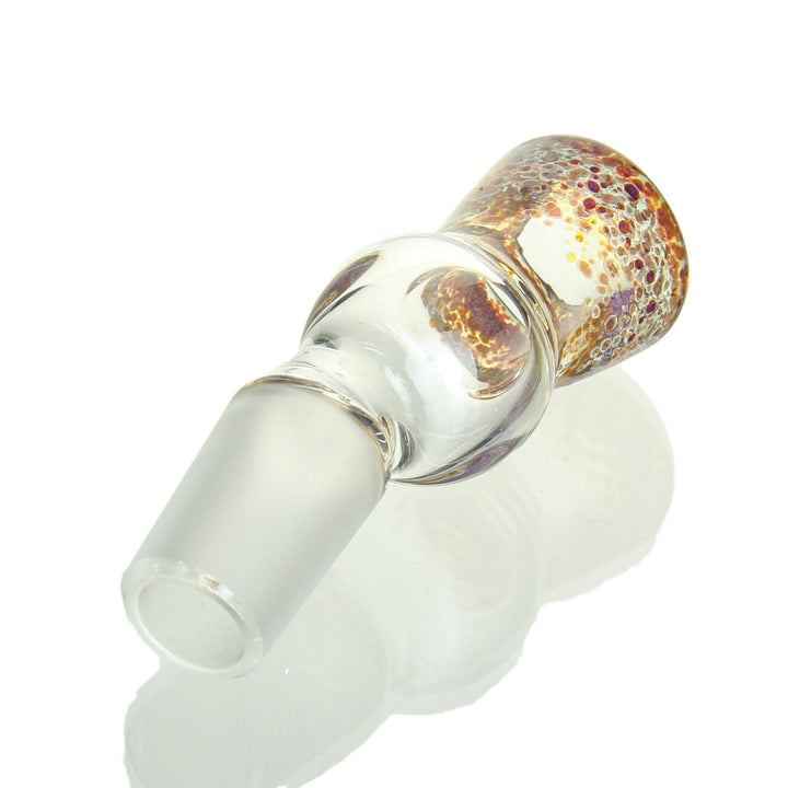 Health Stone 18mm Slide Red Frit — alternate angle of the slide