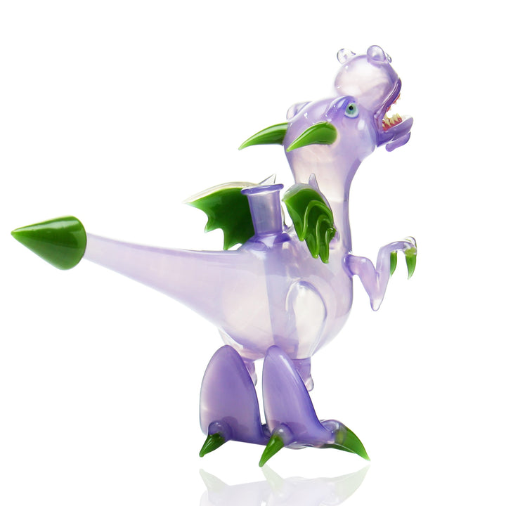 Hendy Glass Open Mouth Dragon Pastel Potion alternate angle
