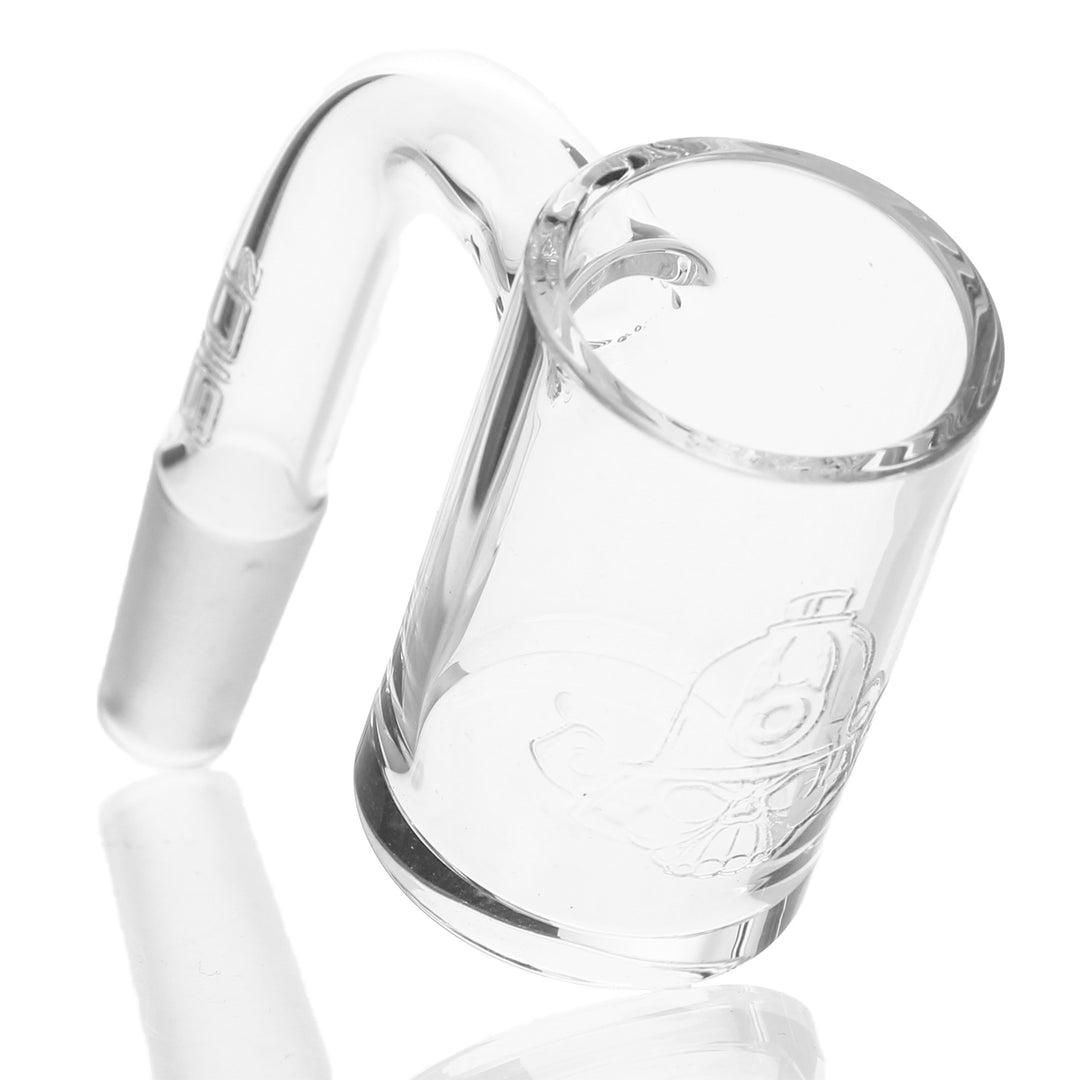 Hendy Glass Quartz Banger 10mm Male 90deg — premium quartz banger with 10mm joint at 90 degrees