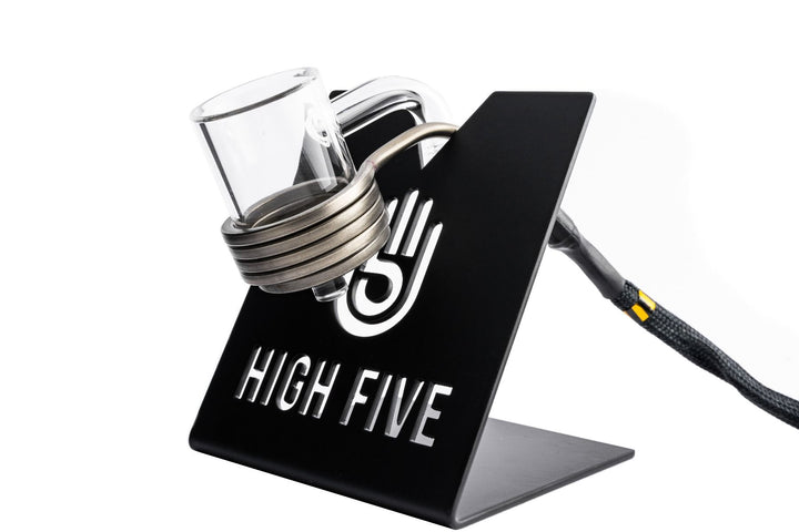 High Five Micro E-Nail Quartz E Banger Kit — portable e-nail control unit detail view