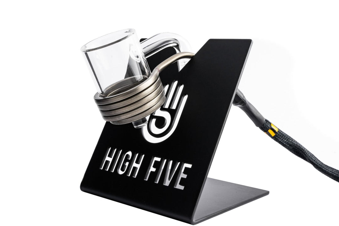High Five Micro E-Nail Quartz E Banger Kit — portable e-nail control unit detail view