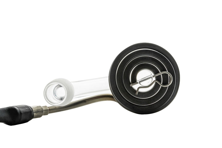 High Five Micro E-Nail Quartz E Banger Kit — portable e-nail close-up of control unit and dial
