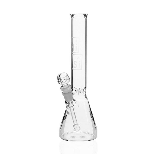 HiSi Glass 12 inch Beaker bong with 14mm female joint