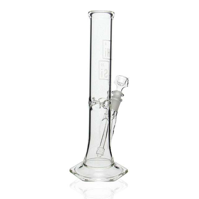 HiSi Glass 12 inch Straight Tube side view
