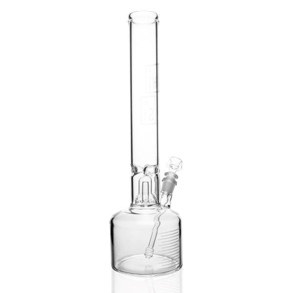 HiSi Glass 16 inch Double Bell Perc Beaker side view