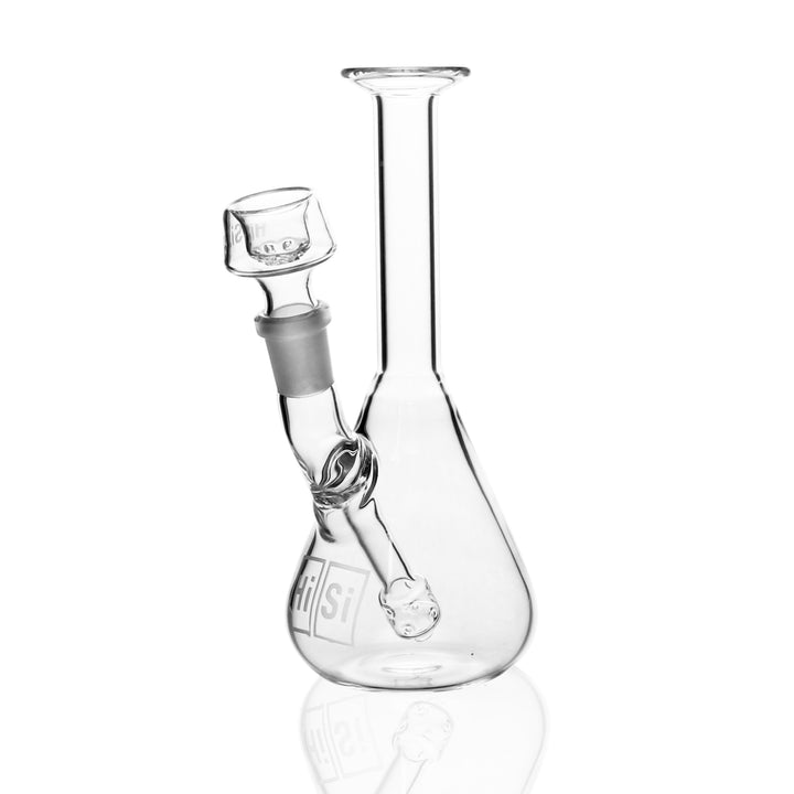 HiSi Glass 7 inch Mini Beaker bong with 14mm female joint