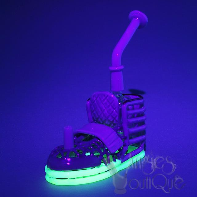 Hoobs Glass Nike Air Yeezy 2 Left Shoe detail of laces