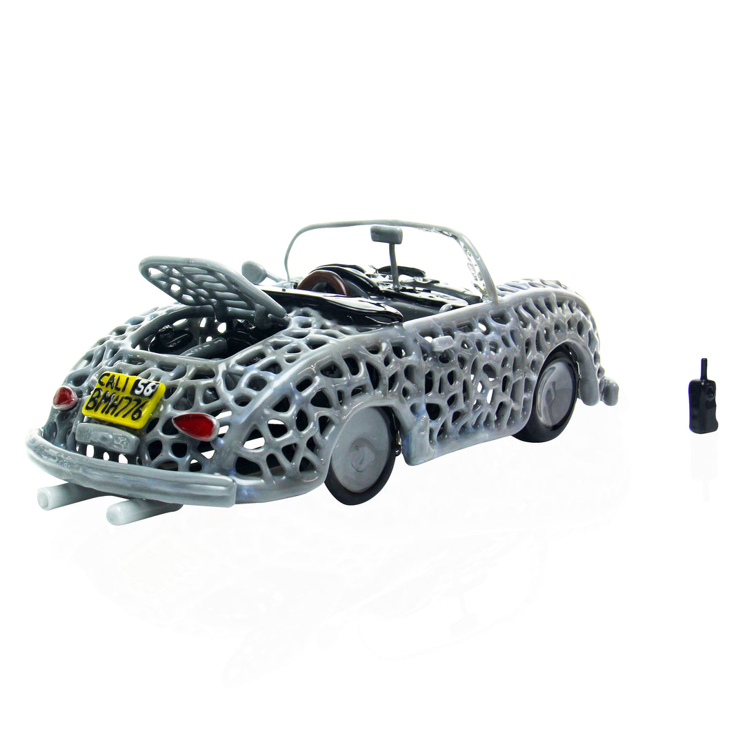 HOOBS Glass Porsche 356 Speedster Pipe side view
