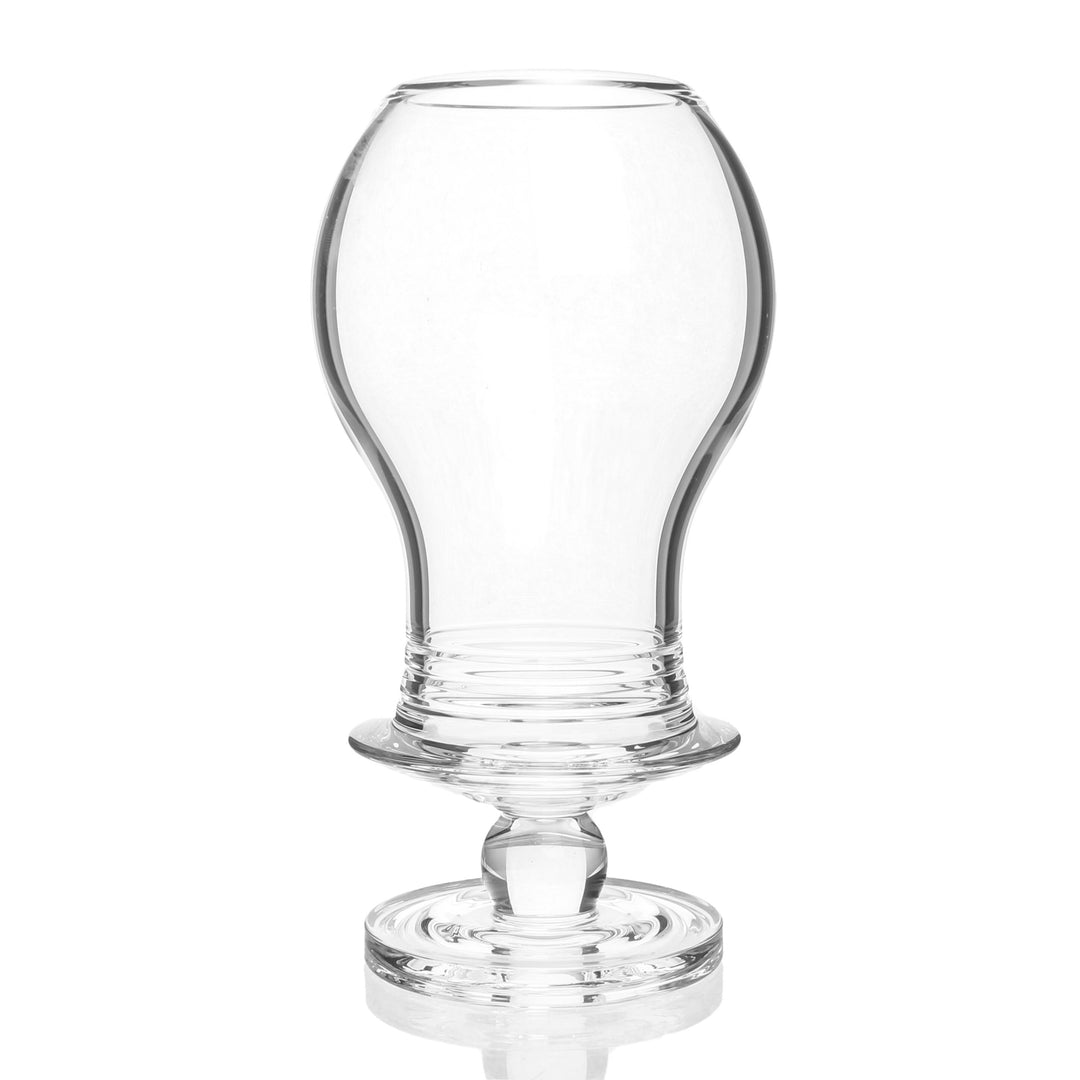 Huffy Glass Edison Cup — handblown glass cup in Edison silhouette for dab rig accessory display