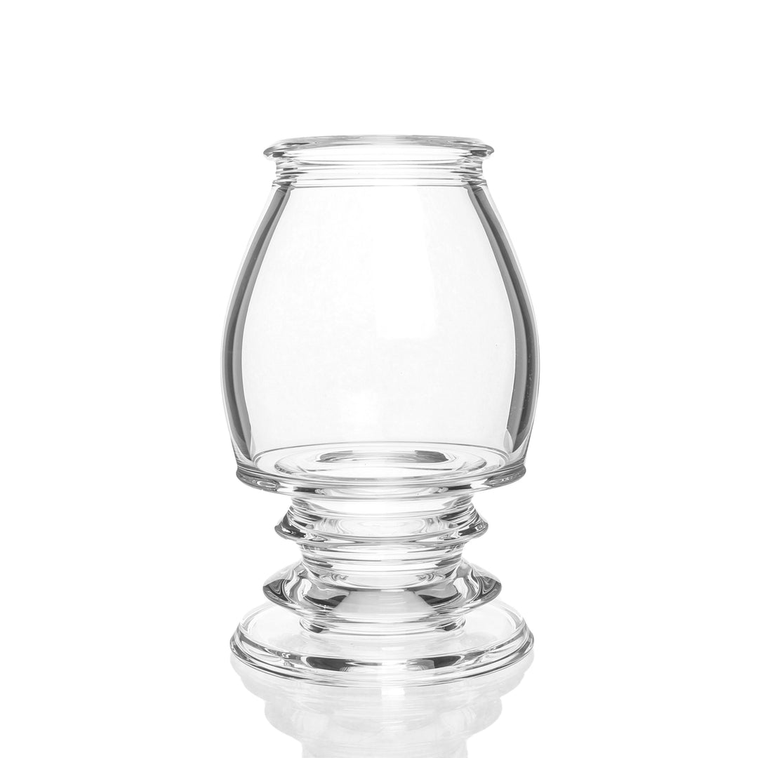 Huffy Glass Flat Bottom Egg Cup — handblown flat-bottom egg-shaped glass cup for dab rig accessory display