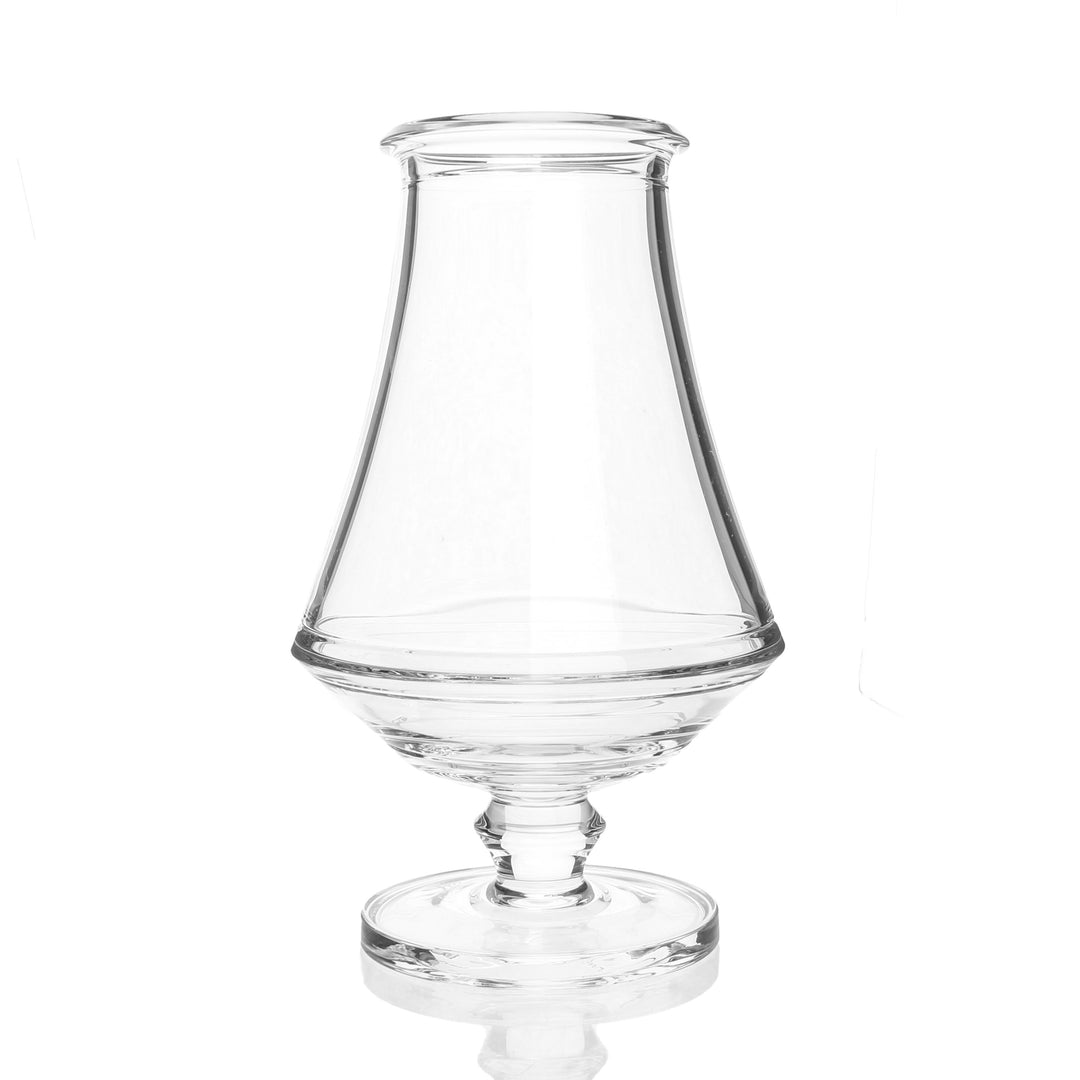 Huffy Glass Sundae Cup — handblown glass cup in Sundae silhouette for dab rig accessory display