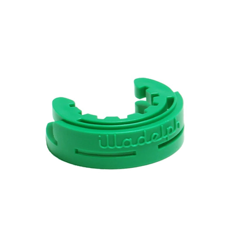 Illadelph 34/28 Large Clip Green — replacement keck clip for 34/28 joints, green