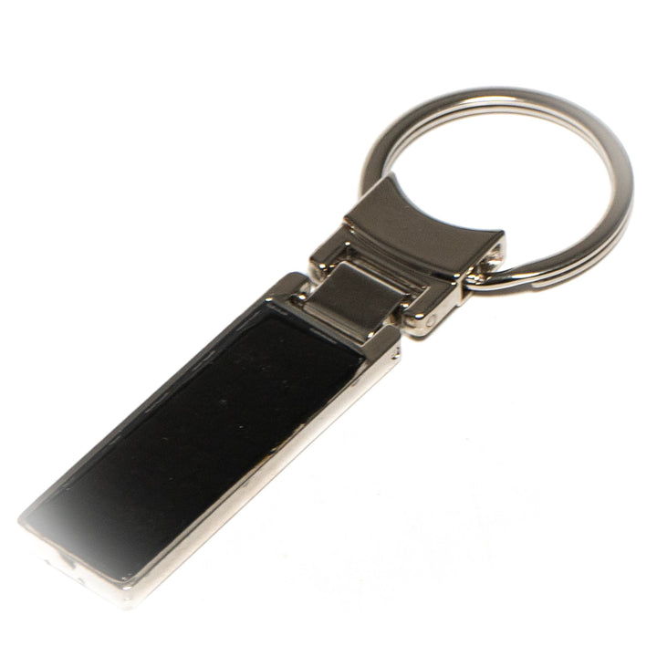 Illadelph Glass carbon fiber key ring detail of ring and clasp