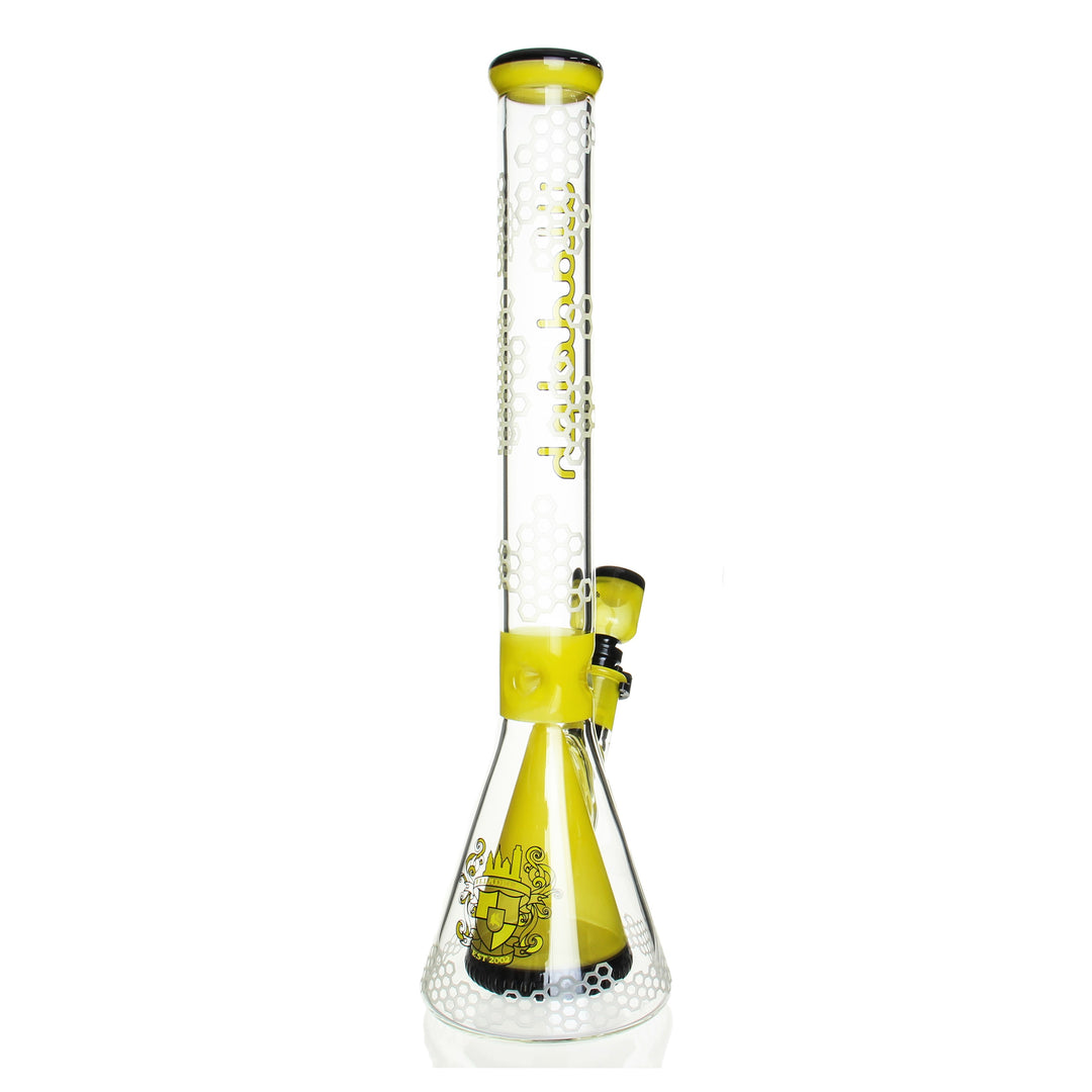 Illadelph Engraved Collins Beaker Honeycomb 38 — Honeycomb 38 Engraved Collins beaker from alternate angle
