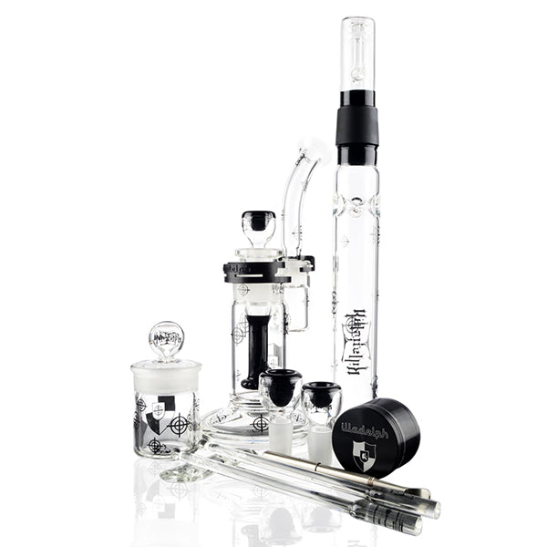 Illadelph Glass Killadelph Bubbler Conversion Set with custom carrying case and 14mm female joint