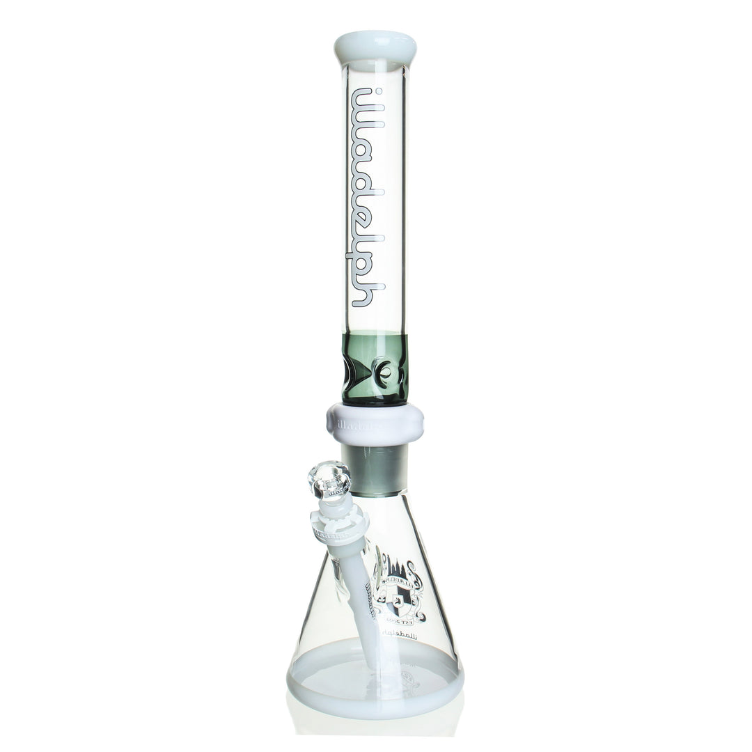 Illadelph Medium Coil White with Straight Extension — white medium coil with extension detail view