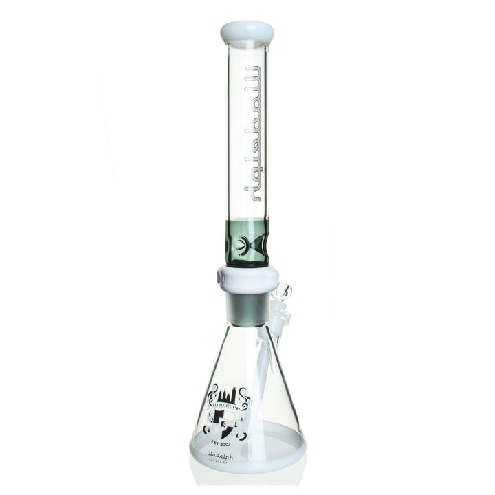 Illadelph Medium Coil White with Straight Extension — white medium coil extension piece detail