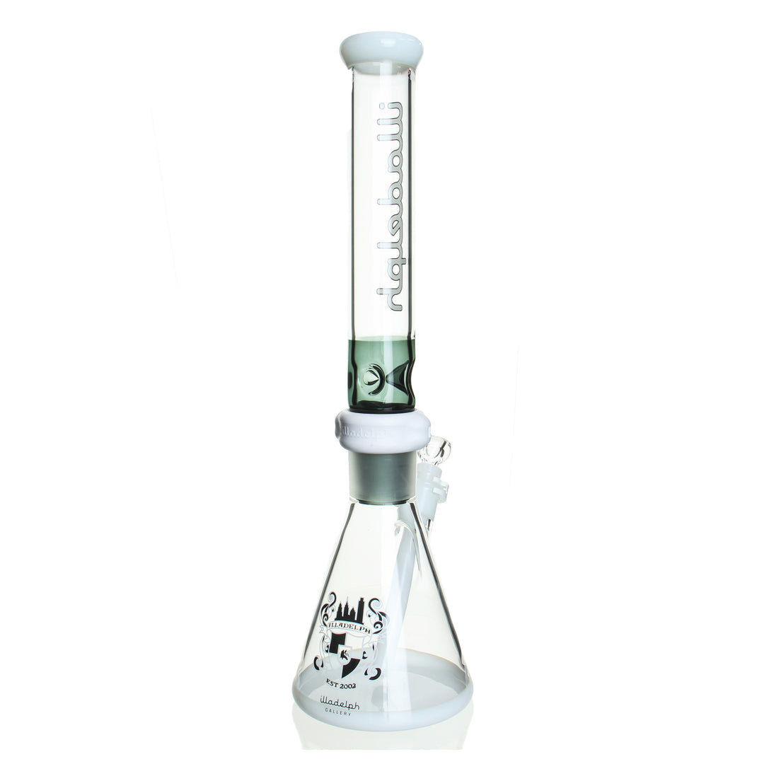 Illadelph Medium Coil White with Straight Extension — white medium coil extension piece detail