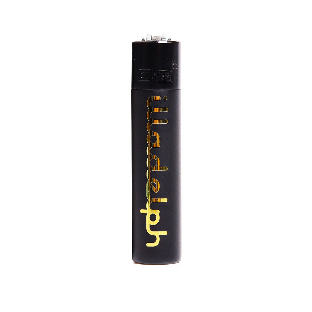 Illadelph Metal Clipper Lighter — refillable metal-body Clipper lighter with Illadelph branding