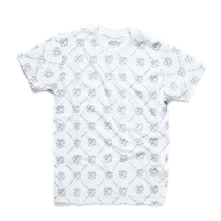 Illadelph White All Over Print T-shirt — Illadelph branded all-over-print T-shirt in white